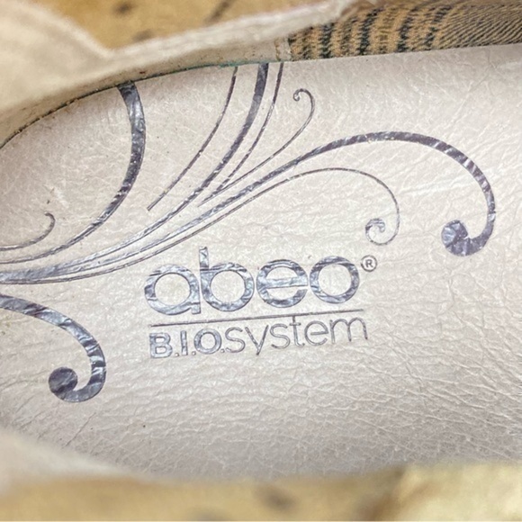 Abeo Shoes Womens Nicole Slouch Brown Leather Laser Cut Braided Strap -Size 7 - Picture 12 of 13